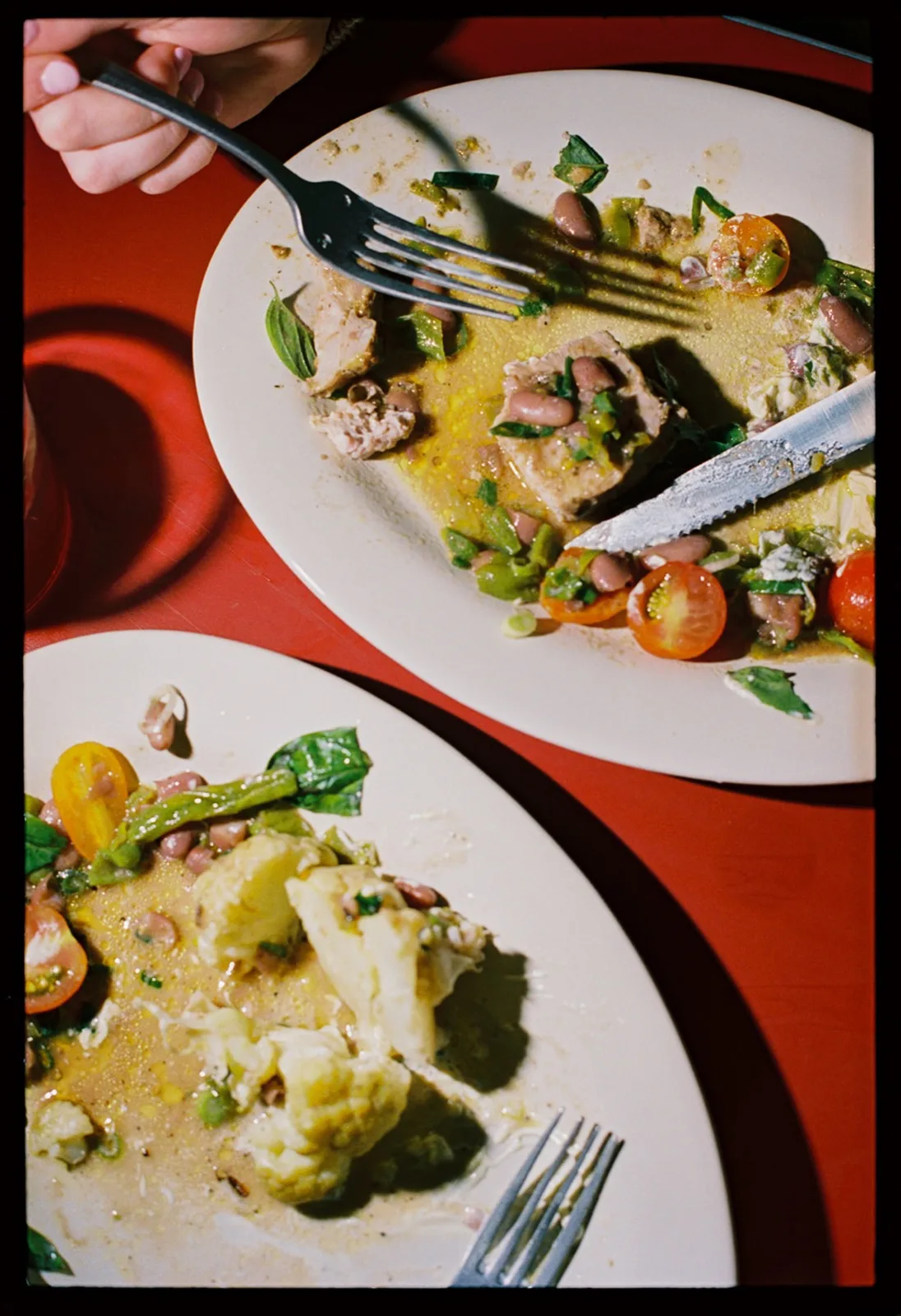 Fresh seasonal plates at Monday Night Dinner